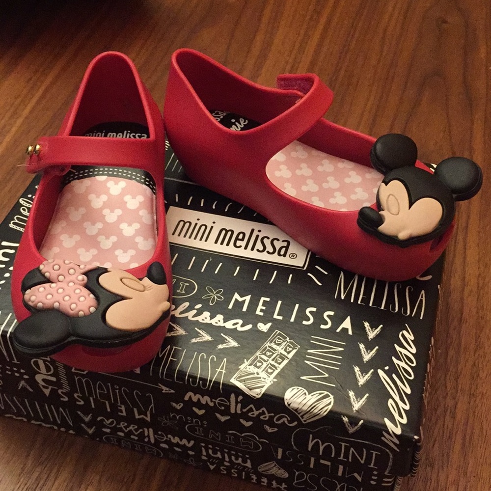 Mini Melissa Ultra + Disney Dark Pink